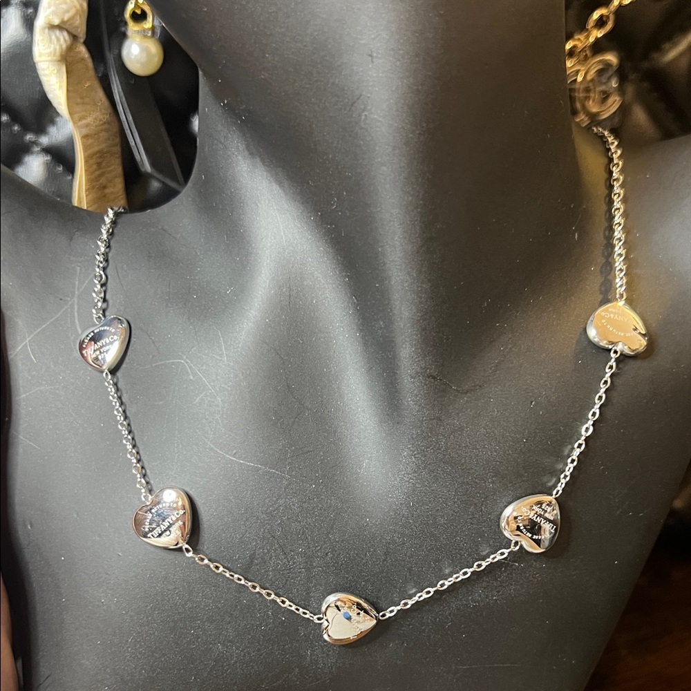 Silver Heart Charm Necklace